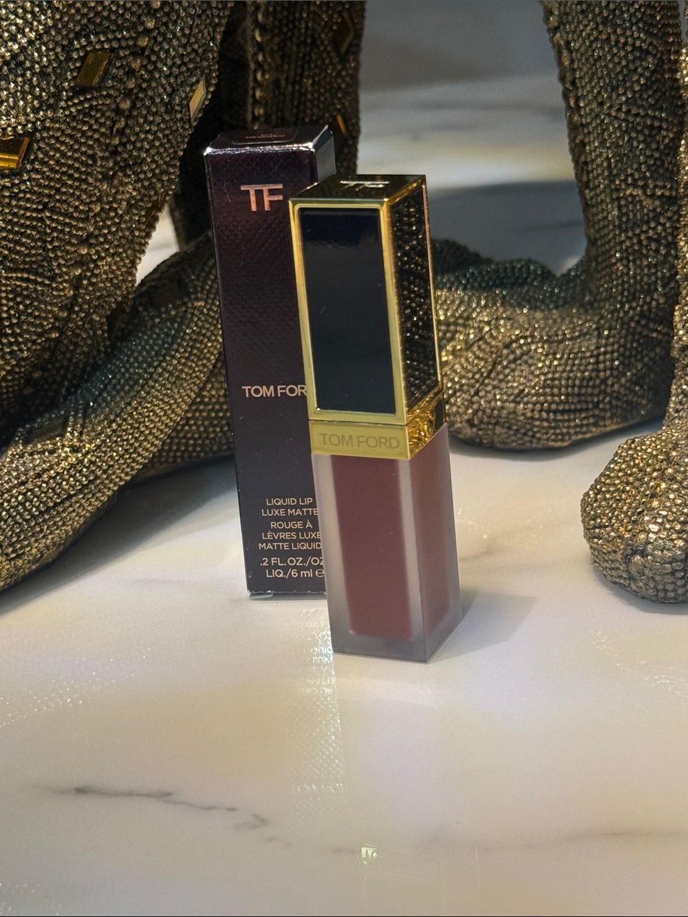 Tom Ford Liquid Matte Lipstick — Dusty Rose Mauve